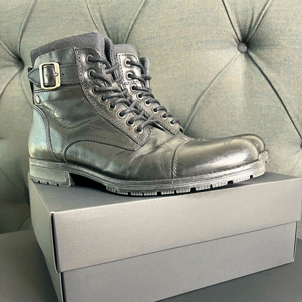ASOS Leather Face up Boots